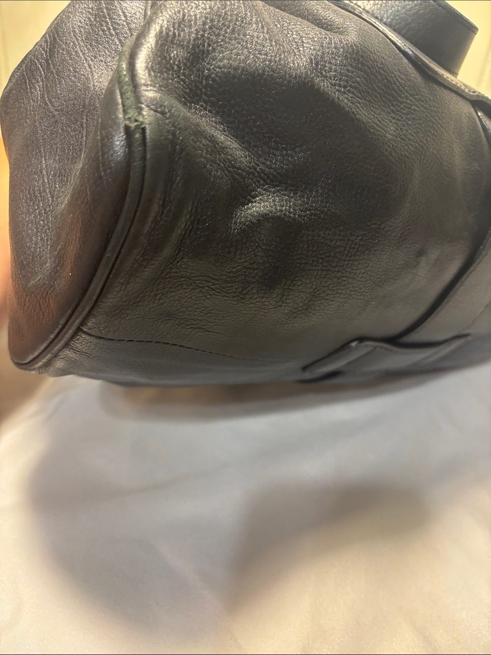 VGUC Jimmy Choo Ramona Shoulder Bag Black Supple Leather - Authentic! Vintage! - Picture 6 of 16
